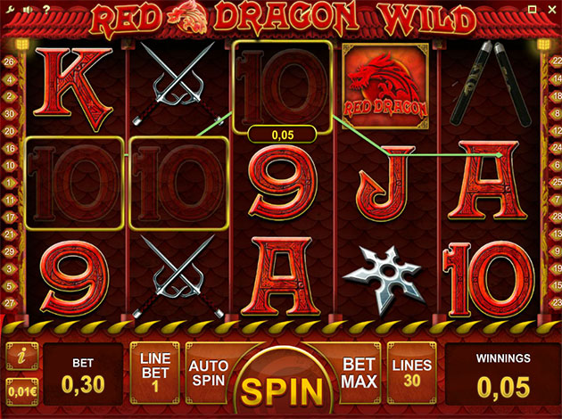 lepaskan cintamu pada seni bela diri dengan permainan slot Red Dragon Wild