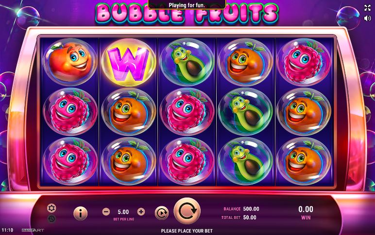 Melayang Tinggi Ke Arah Yang Penuh Dengan Manis-Manis, Menangkan Semuanya Yang Manis Di Permainan Slot Bubble Fruits